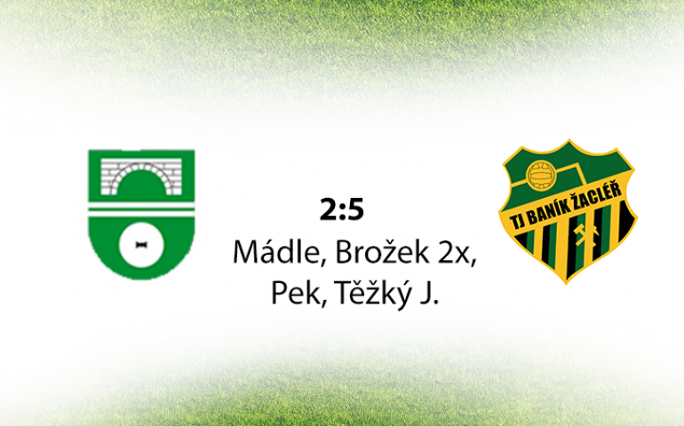 FK Mostek - Baník Žacléř (1:2) 2:5